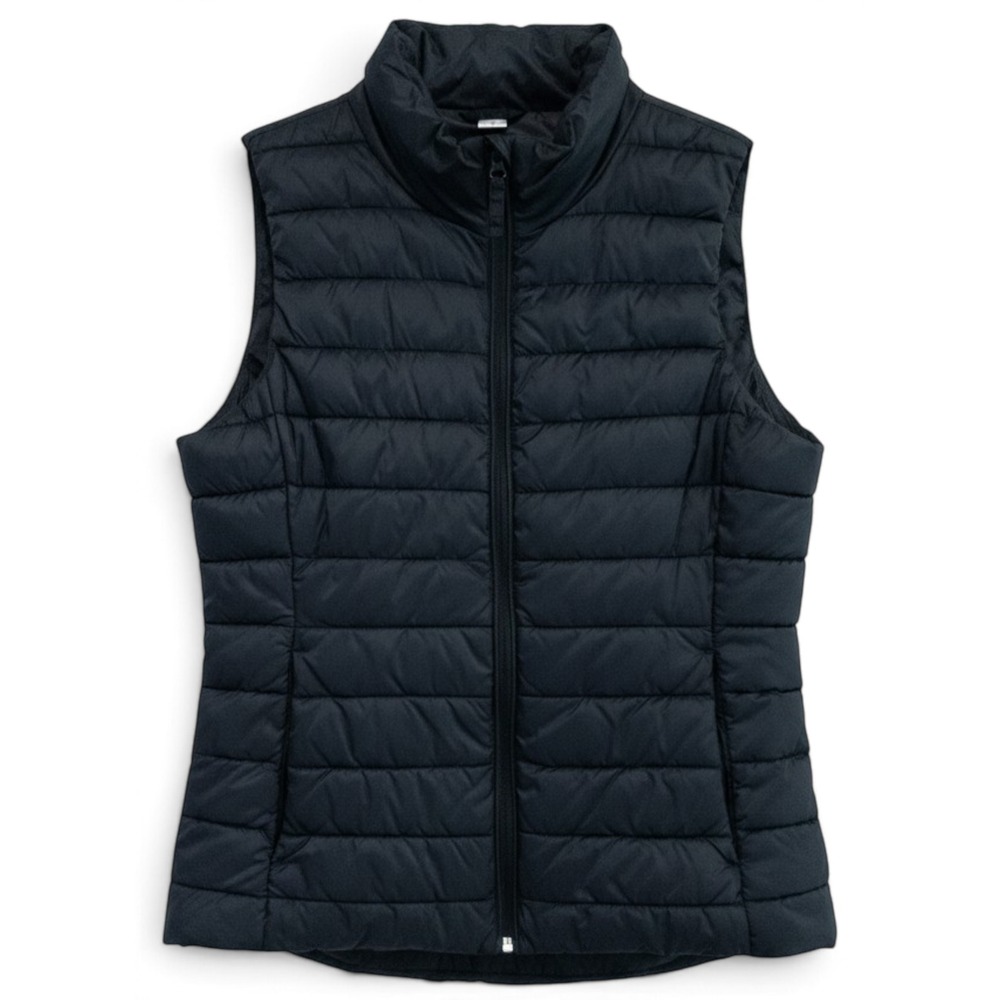 Old Navy Active Puffer Vest Women M Gorpcore Winter Ski Lodge Outdoor Black